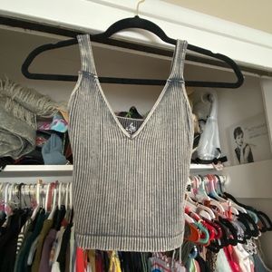 Free People grey tank top!